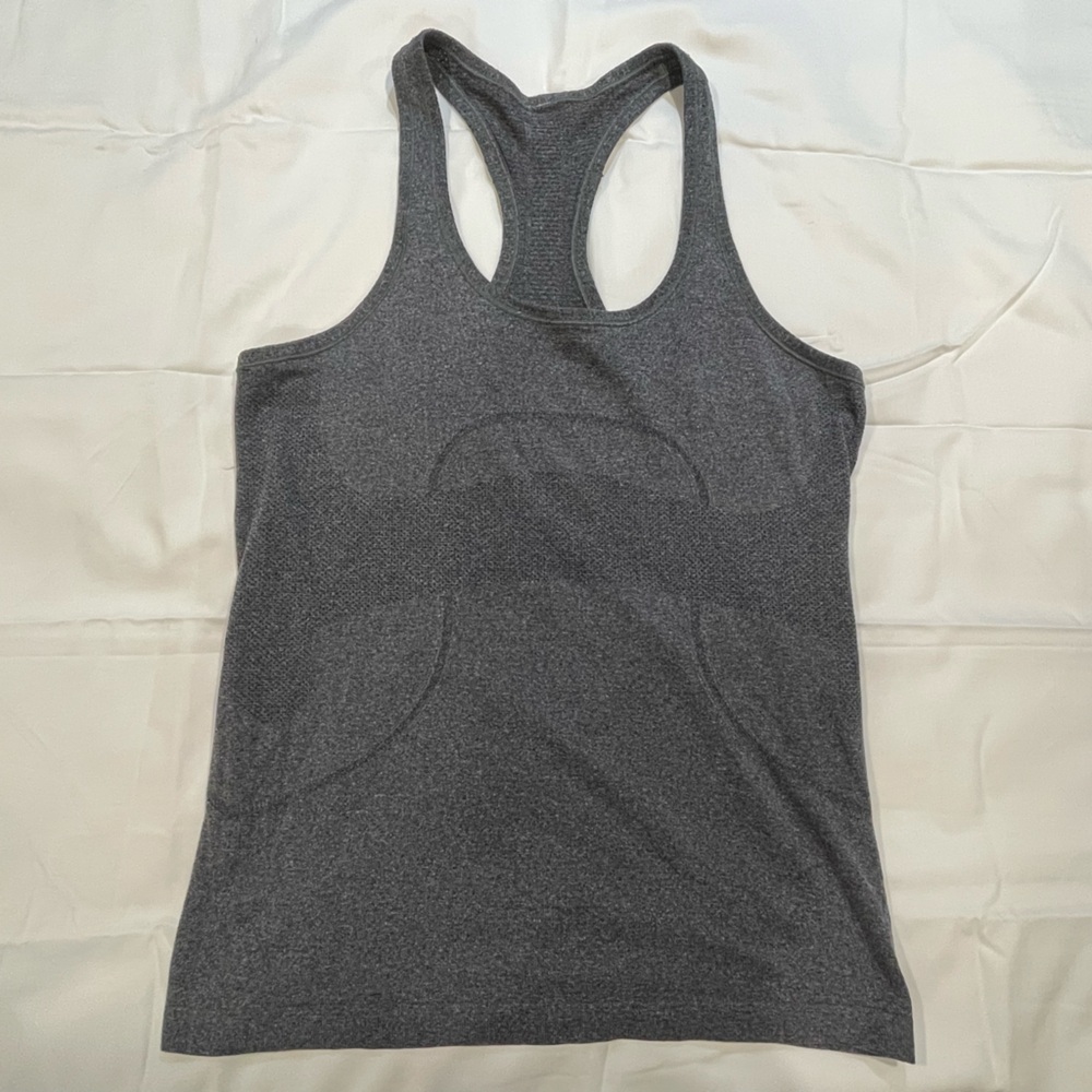 Lululemon Athletica Charcoal Racerback Tank Top